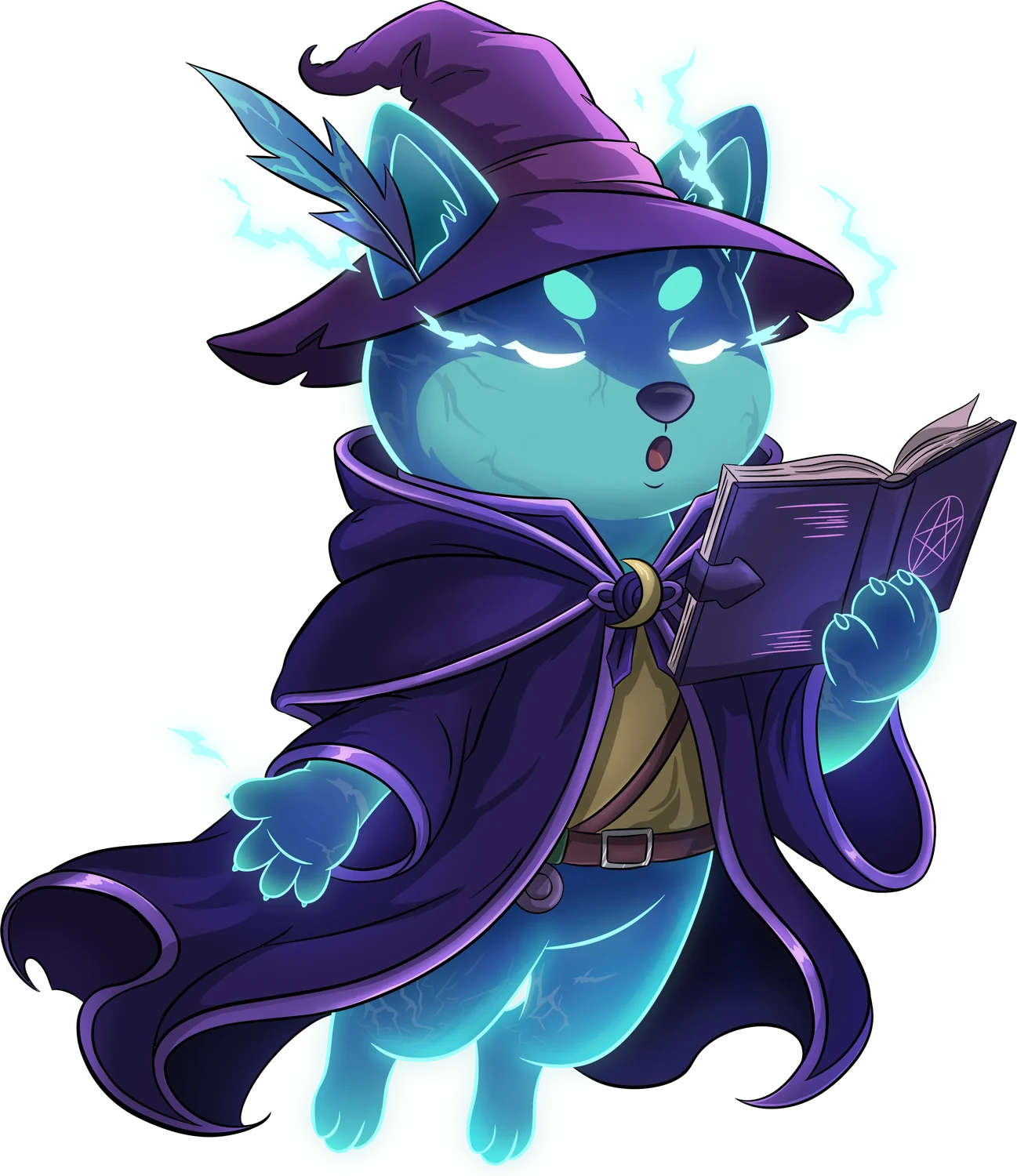 Lightning Wizard, an Arcana Inu