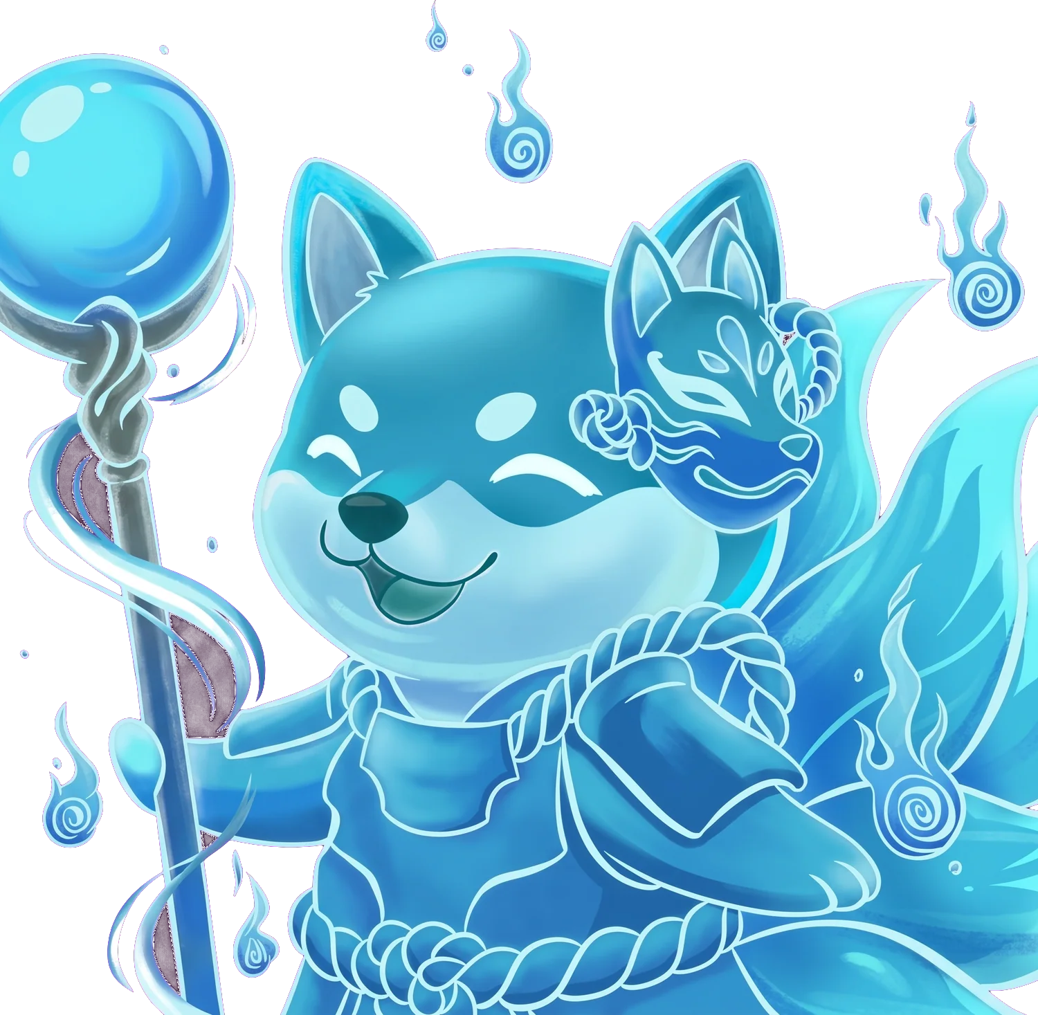 Spirit Kitsune, an Arcana Inu